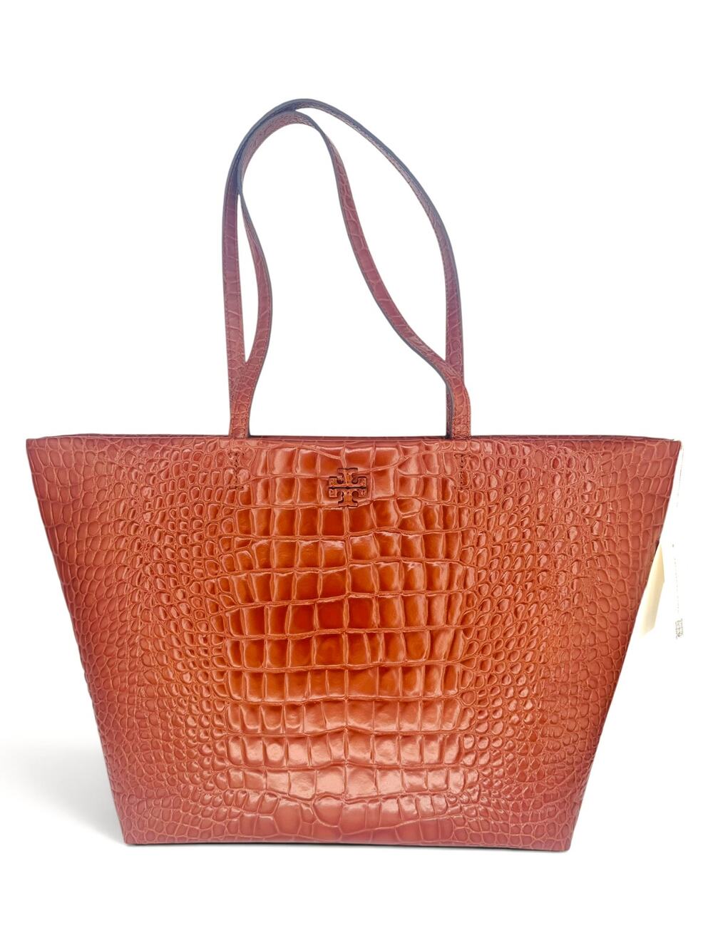 RARE NEW $720 Tory Burch Crocodile Thea Work Travel Laptop Tote Diaper Mom Bag